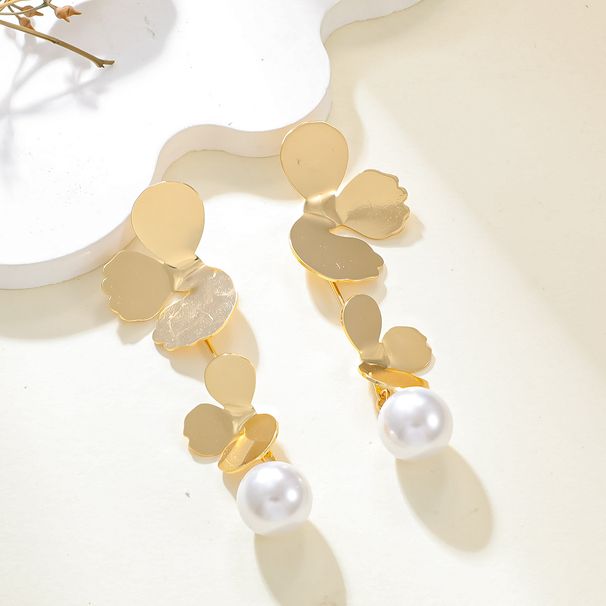 Jewelry Petal Niche Personality Temperament High-end Design Sense Women's Stud Earrings_ipsvogv.com