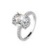 New 3 Carat Pigeon Egg Moissanite Four Claw High End White Copper Ring Wedding Proposal Birthday Gift For Women_ipsvogv.com