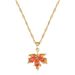 】 Maple 【 Leaf Light Luxury Banquet Necklace Set Female Internet Celebrity Versatile Clavicle Titanium Steel Chain 【 】_ipsvogv.com