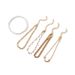 New Fashion Street Shooting Moon Creative Multi Color Rice Bead Five Piece Set Bracelet_ipsvogv.com