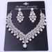 earrings Two-piece Set Bridal Fashion Jewelry Female Birthday Party Pearl Necklace Accessories_ipsvogv.com
