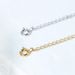 S925 sterling silver necklace bracelet with long tail chain extension chain 5cm_ipsvogv.com