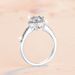 Sterling Silver Ring Simulation Fashion Round Package Carat Gold Plated Fashion Ring Round Moissanite Ring Female_ipsvogv.com