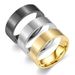 6mm Plain Minimalist Titanium Steel Frosted Fashionable Men's Ring Bracelet_ipsvogv.com