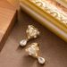 French Elegance, Personality, Court Style, Diamond Inlaid Zircon, Heart-shaped Pearl Ea, High-end Silver Needle_ipsvogv.com