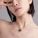 Love S Versatile Creative Double Sided Black Clavicle Necklace Female Jewelry Sier_ipsvogv.com