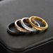 Men And Women's Jewelry High Grade Honeycomb Hammered Pattern Rotating Ring Titanium Steel Jewelry_ipsvogv.com
