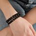 Black Agate Trendy Men's Style Simple Niche Design Personality Men And Women Two Students Korean Version Friends Bracelet_ipsvogv.com
