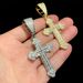 Hip Hop New Cross Zircon Pendant Diamond Studded Full Diamond Men's Necklace_ipsvogv.com