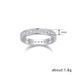 Cao Shiman Diamond Women's Daily Matching Shiny Accessories Fashion Elegant Versatile Ring_ipsvogv.com