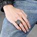 Retro cross portrait ring men's personalized stainless steel ring old hand jewelry_ipsvogv.com