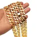 Hip Hop Spacing Super Flash Water Diamond Cuban Chain Dominant Bracelet Ornament_ipsvogv.com