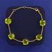 Women's Jewelry Small Fresh Square Crystal Gem Style Five Flower Bracelet Hand Ornaments Simple Niche_ipsvogv.com
