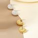 S925 sterling silver personality fan earrings light luxury fashion high sense cold wind simple earrings_ipsvogv.com