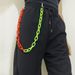 Trend Fluorescent Acrylic Trouser Chain Punk Retro Trouser Chain Color Double Waist Chain_ipsvogv.com