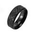 Men's Jewelry Fashion Double Bevel Frosted Silver Ring Men's Popular Hand Jewelry Titanium Steel Jewelry_ipsvogv.com