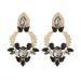 Large plate earrings zinc alloy diamond inlaid high end earrings fashion jewelry_ipsvogv.com