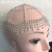 Fashion hair accessories full of diamonds personalized tassel rhinestone mesh headdress female model all match trendy accessories_ipsvogv.com