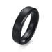 Men's Jewelry Rings Tungsten Steel Ring Black Tungsten Steel 5mm Black Gold Graduation Season Ring_ipsvogv.com