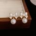 Spring New Sweet Bowknot Pearl Earrings For Women, Niche Design, High-end Luxury Silver Needle Ear Jewelry_ipsvogv.com