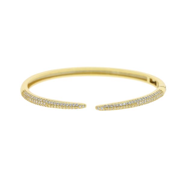 Women's Jewelry Bracelet Inlaid With Zircon Full Diamond Simple Bracelet Jewelry_ipsvogv.com