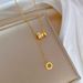 Body 【 Full Titanium Steel 】 Small Waist Female Niche Design Minimalist Pendant With Short Collarbone Chain, Korean 【 】 Chain,_ipsvogv.com