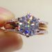 Cao Shi Fashion Six Claw Cubic Zirconia Ring Single Ring Women's Popular Engagement Dinner Ring_ipsvogv.com