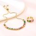Fashion zircon bracelet new style women's high end temperament adjustable zircon bracelet ring set_ipsvogv.com