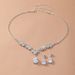 niche, High-end, Necklace, Light Luxury Zircon Earrings, Bridal Set, Two-piece Wedding Dress, Dress Accessories, ! ,_ipsvogv.com
