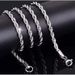 Cuban Hip-Hop Trendy Men's Titanium Steel Thin Bracelet Niche Unisex Non-Fading Braided Chain Jewelry_ipsvogv.com