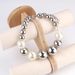 Cold And Indifferent Style, Size Round Bead Tassel Necklace, Fashionable Collarbone Chain, Light Luxury, Personalized_ipsvogv.com
