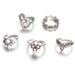 New Release Inlaid Hollow Carved Joint Ring Combination 5-piece Set Of Rings_ipsvogv.com