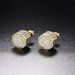 Men’s Jewelry Set Fashion Personality Octagonal Threaded Earrings Full Of Diamonds And Zircon Micro Inlaid Color Separated Electroplated Earrings_ipsvogv.com
