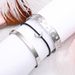 Natural Iron Alloy Gold Hollow Star Moon Wax Rope Three-layer Women's Bracelet_ipsvogv.com