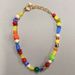 E-home's New Natural Pearl Mixed With Rainbow Necklace, Fashionable Collision Sweater, Collarbone Chain, CHOKER_ipsvogv.com