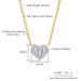 Unisex ins style love full of zircon pendant necklace female two color electroplating diamond clavicle chain jewelry batch_ipsvogv.com