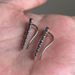 Cao Shi's Niche, Minimalist, Regular, High-end With Sparkling Temperament, Round Diamond Arrangement, Ear Hook Earrings_ipsvogv.com