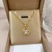Lucky 【 】 Grass Thread Sky Light Luxury Charm Gorgeous Full Diamond Necklace Women's Versatile Clavicle Titanium Steel 【 】_ipsvogv.com