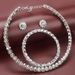 Three piece set of trendy accessories, necklaces, women's versatile slim style wedding dresses with live streaming_ipsvogv.com