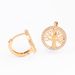 Women's Jewelry Copper Classic Tree Of Life Circle Inlaid Zirconium Earrings_ipsvogv.com