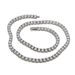Titanium Steel White Trendy Style Inlaid Zircon Light Luxury Single Row Full Diamond Tennis Hip-Hop Necklace_ipsvogv.com