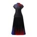 Women's Clothing rainbow print short sleeved loose skirt women's two piece suit_ipsvogv.com