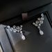Cao Shi Live Broadcast Super Flashing Zircon White Gold Win Water Drop Female Dinner Luxury Full Diamond_ipsvogv.com