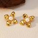 Women’s Jewelry Set Fashion Hot Selling Ins Style Simple And Versatile High End Gold Plated Stainless Steel Petal Leaf Earrings_ipsvogv.com