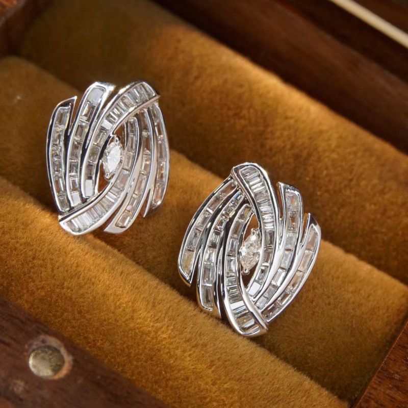 Cao Shi's Fashionable Personalized Women's T-shaped And Elegant Style, Commuting Earrings, Earrings_ipsvogv.com