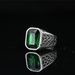 Titanium Steel Cuban Chain Design Men's Open Trendy Brand Versatile Tail Index Finger Ring High End Sense Niche_ipsvogv.com
