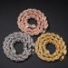 Men's Jewelry Hip Hop Alloy Diamond 9mm Gold Twist Necklace New Fashion Exaggerated Men's Necklace Multiple Specifications_ipsvogv.com