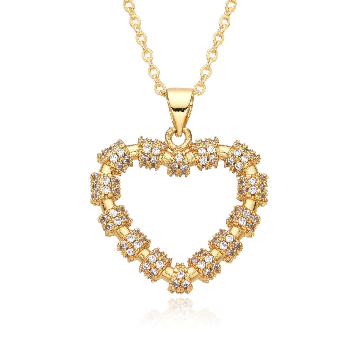 Love Necklace New Female Ins Niche Design Light Luxury Clavicle Chain Simple Necklace_ipsvogv.com
