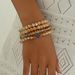 Minimalist women's bead four piece set, personalized inlaid crystal, niche design, geometric bracelet_ipsvogv.com