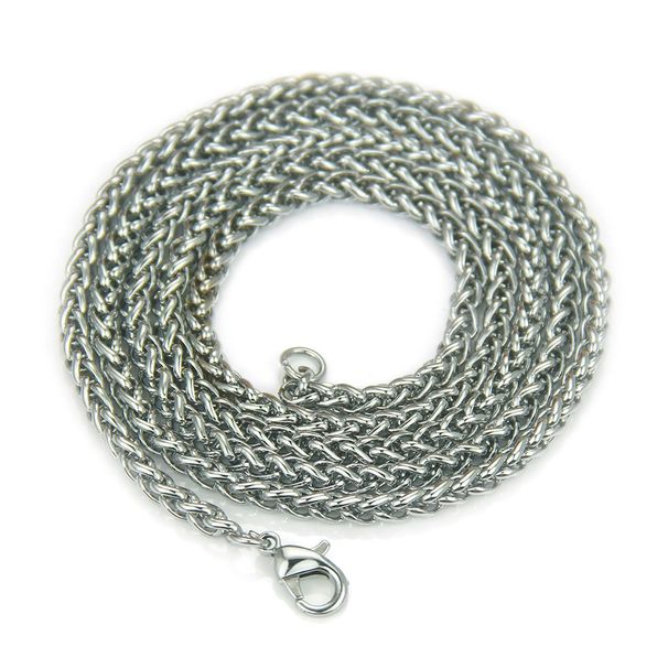 Hot selling men's fashionable gold necklace, thick flower basket chain, neutral, simple and versatile fox tail chain_ipsvogv.com